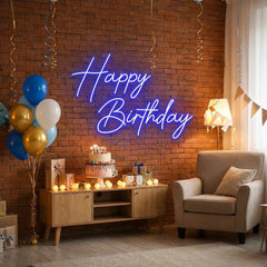 Happy Birthday Led Neon Sign Light