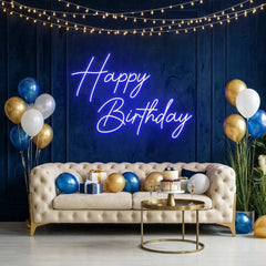 Happy Birthday Led Neon Sign Light
