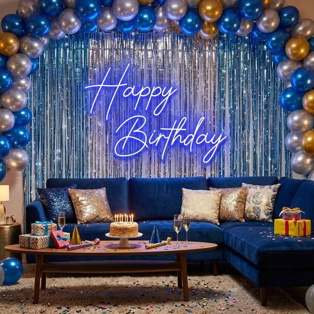 Happy Birthday Led Neon Sign Light