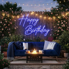Happy Birthday Led Neon Sign Light