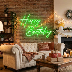 Happy Birthday Led Neon Sign Light