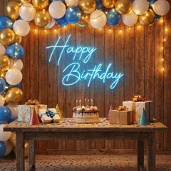 Happy Birthday Led Neon Sign Light