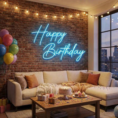 Happy Birthday Led Neon Sign Light