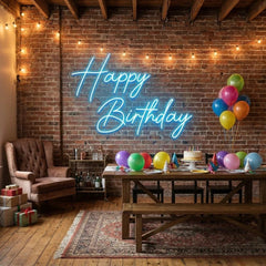 Happy Birthday Led Neon Sign Light