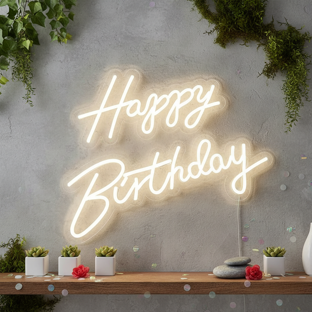 Happy Birthday Neon Signs