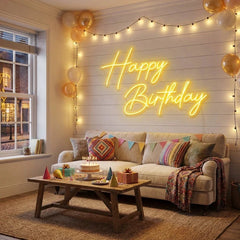Happy Birthday Led Neon Sign Light
