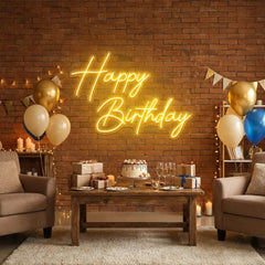 Happy Birthday Led Neon Sign Light