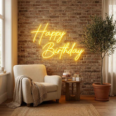 Happy Birthday Led Neon Sign Light