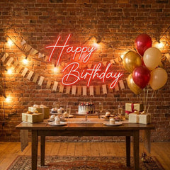 Happy Birthday Led Neon Sign Light