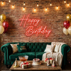 Happy Birthday Led Neon Sign Light