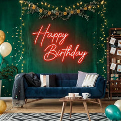 Happy Birthday Led Neon Sign Light