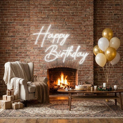 Happy Birthday Led Neon Sign Light
