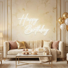 Happy Birthday Led Neon Sign Light