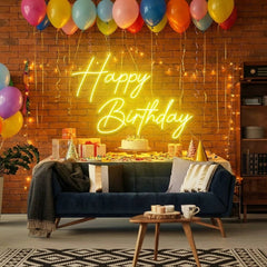 Happy Birthday Led Neon Sign Light