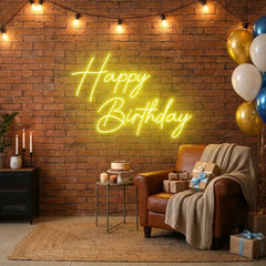 Happy Birthday Led Neon Sign Light