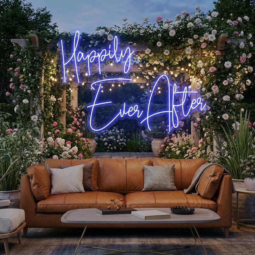 Happily Ever After Led Neon Sign Light