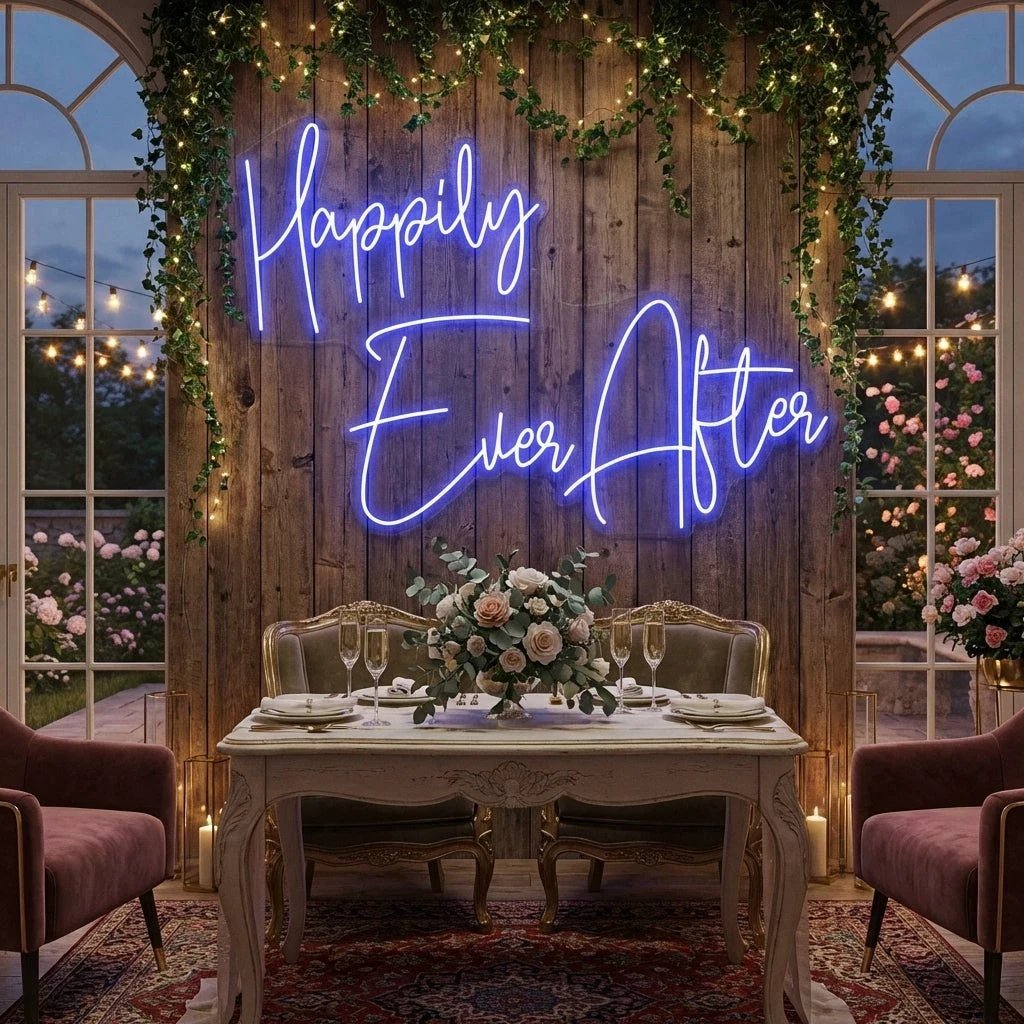 Happily Ever After Led Neon Sign Light