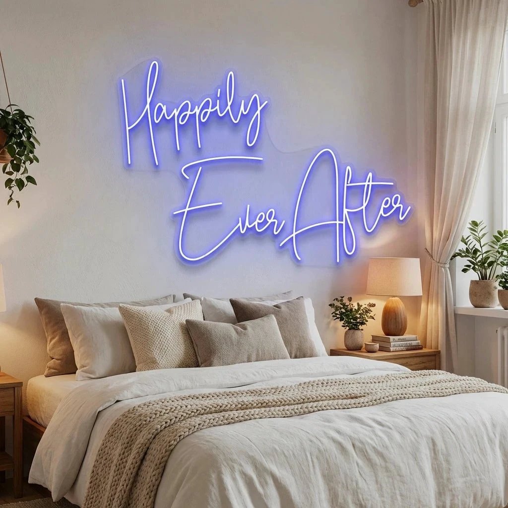 Happily Ever After Led Neon Sign Light