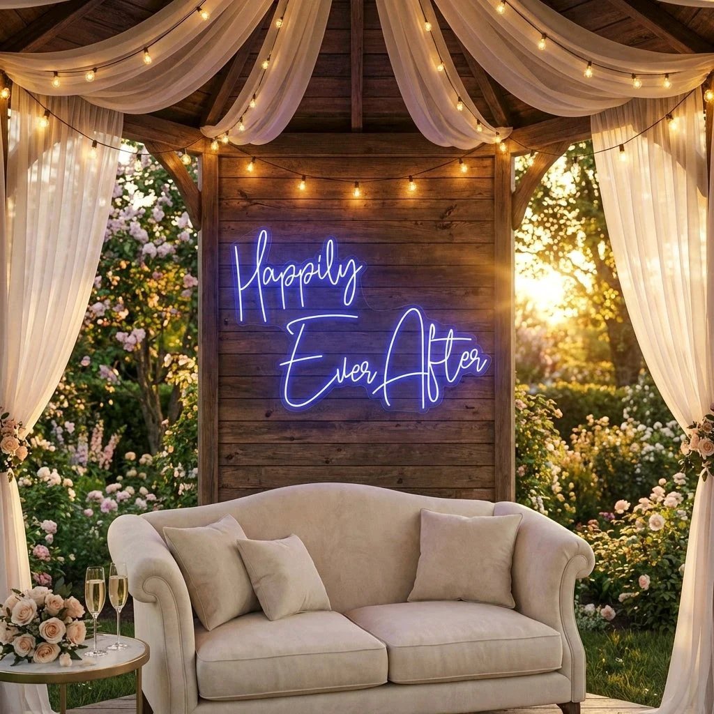 Happily Ever After Led Neon Sign Light