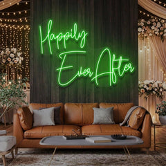 Happily Ever After Led Neon Sign Light