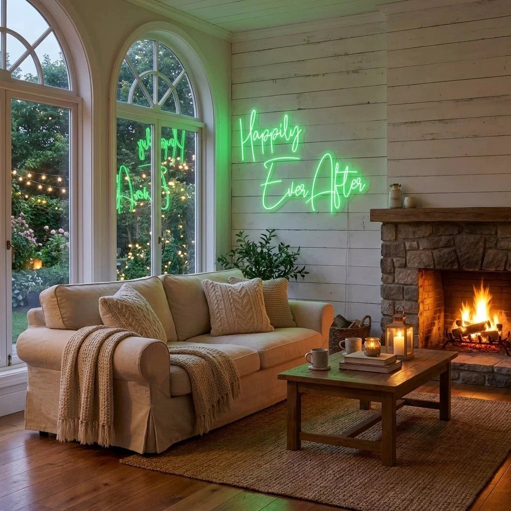 Happily Ever After Led Neon Sign Light