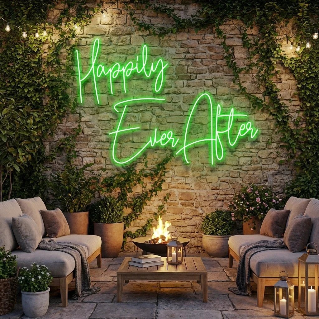 Happily Ever After Led Neon Sign Light