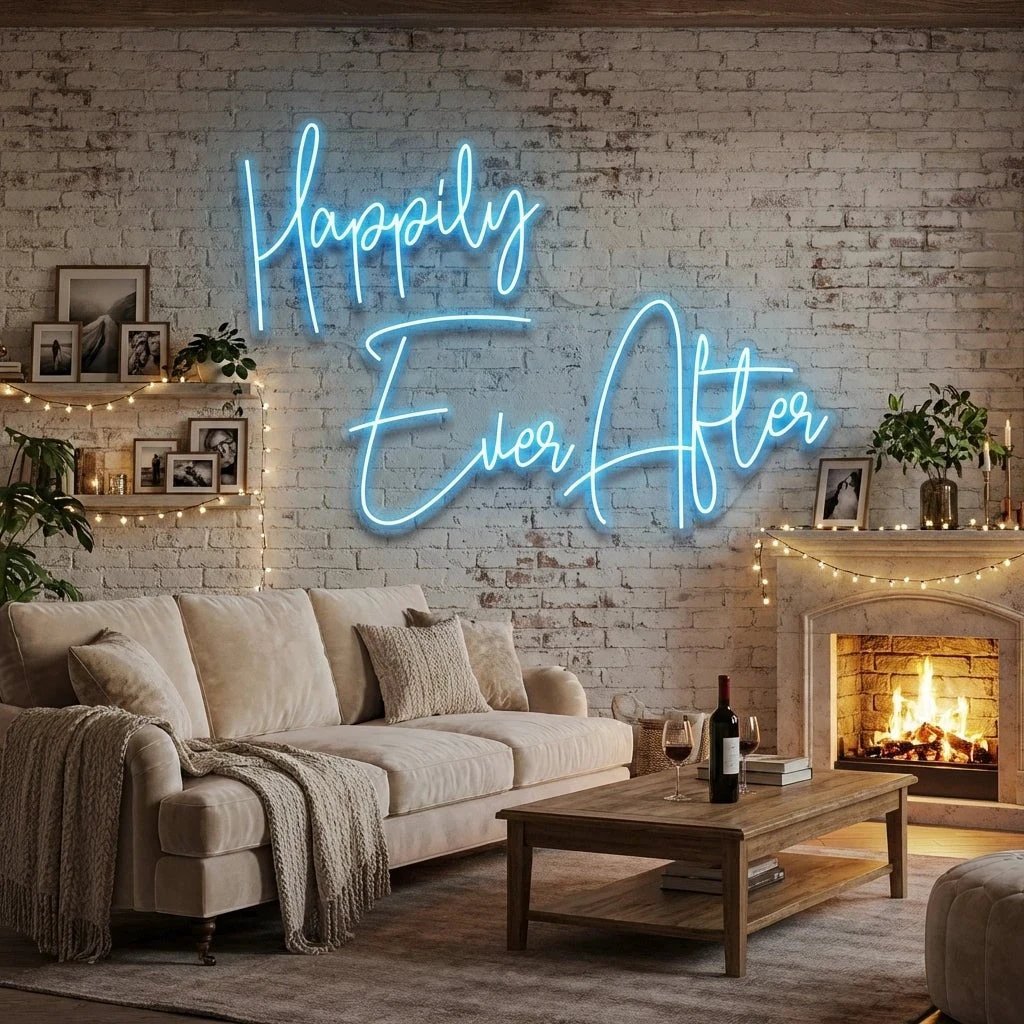 Happily Ever After Led Neon Sign Light