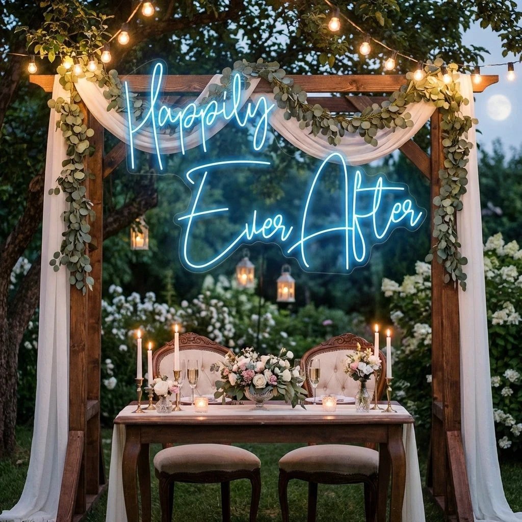 Happily Ever After Led Neon Sign Light