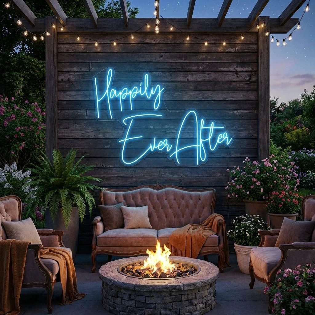 Happily Ever After Led Neon Sign Light