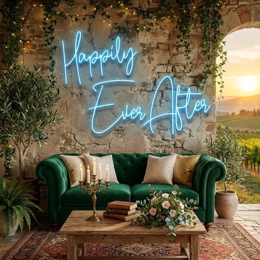 Happily Ever After Led Neon Sign Light