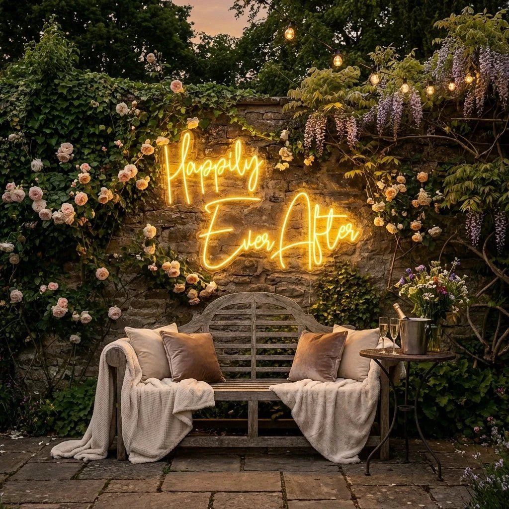 Happily Ever After Led Neon Sign Light