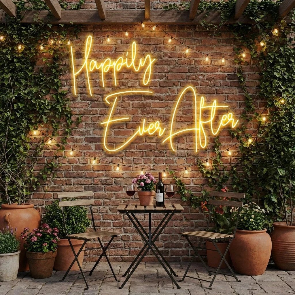 Happily Ever After Led Neon Sign Light