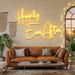 Happily Ever After Led Neon Sign Light