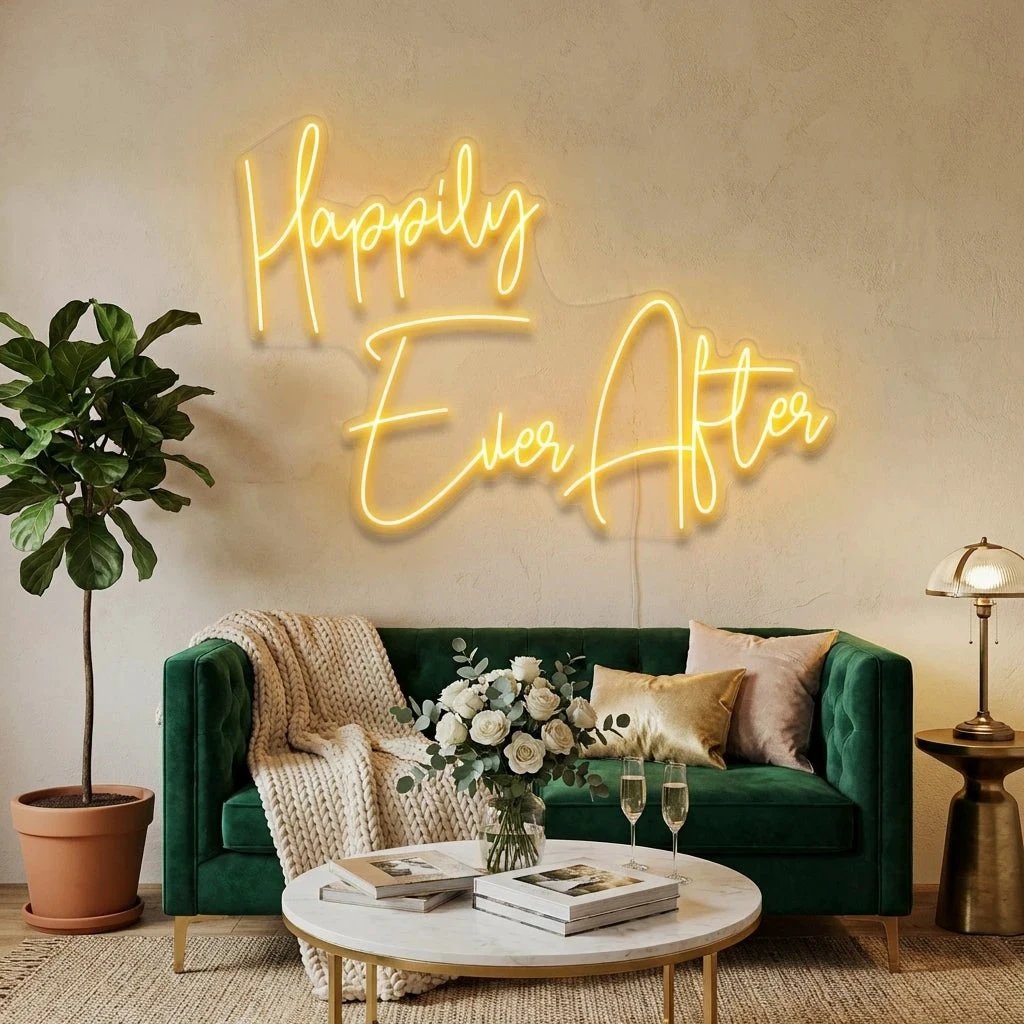 Happily Ever After Led Neon Sign Light