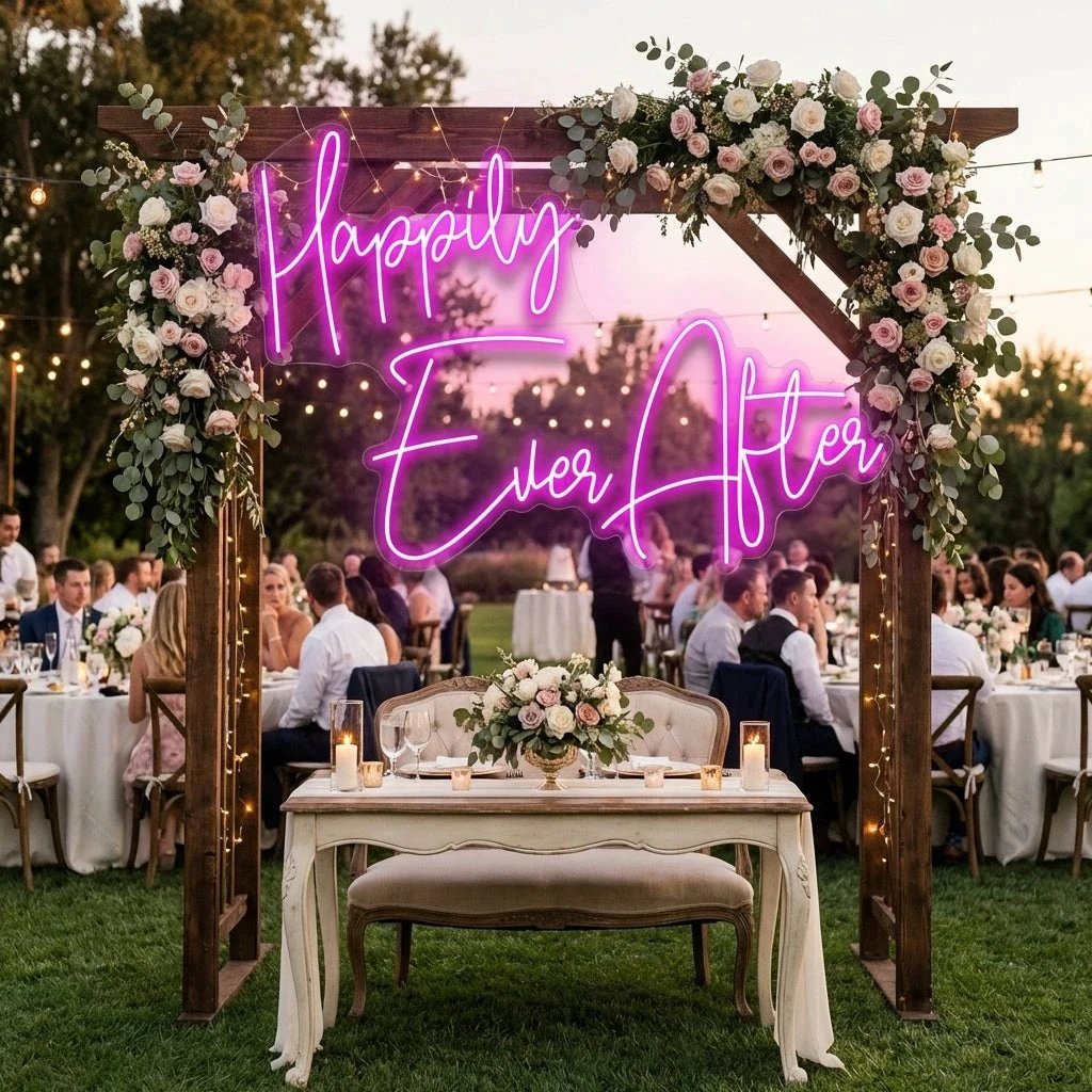 Happily Ever After Led Neon Sign Light
