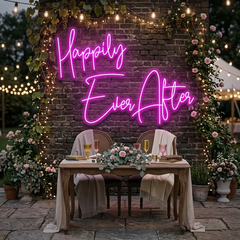 Happily Ever After Led Neon Sign Light