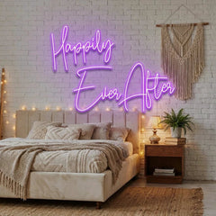 Happily Ever After Led Neon Sign Light