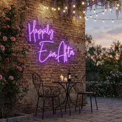 Happily Ever After Led Neon Sign Light