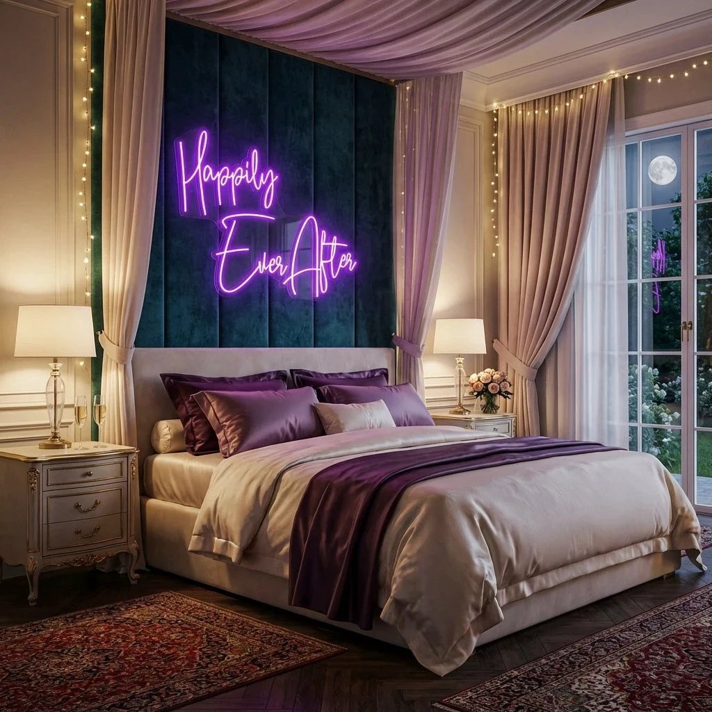 Happily Ever After Led Neon Sign Light