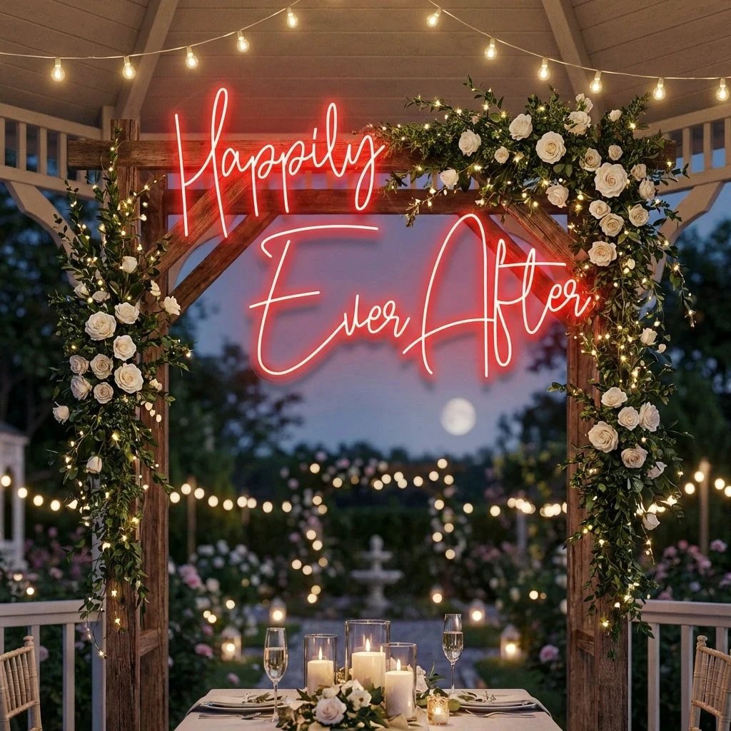 Happily Ever After Led Neon Sign Light