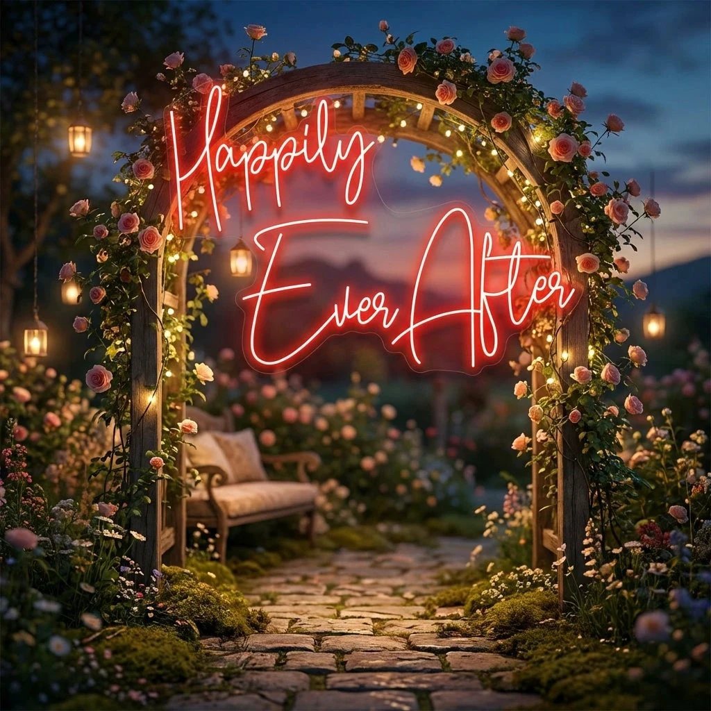 Happily Ever After Led Neon Sign Light