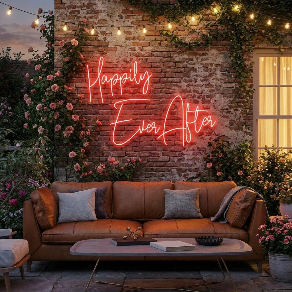 Happily Ever After Led Neon Sign Light