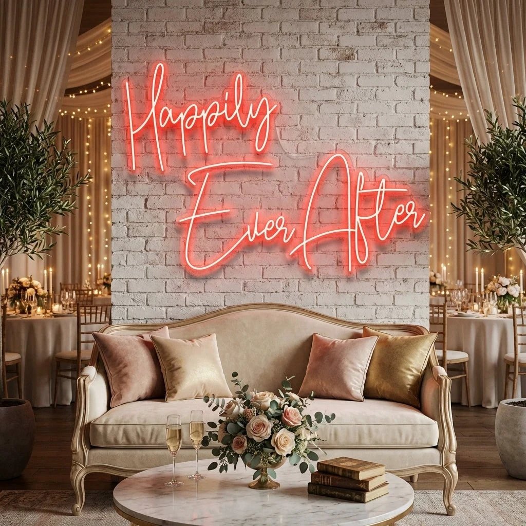 Happily Ever After Led Neon Sign Light