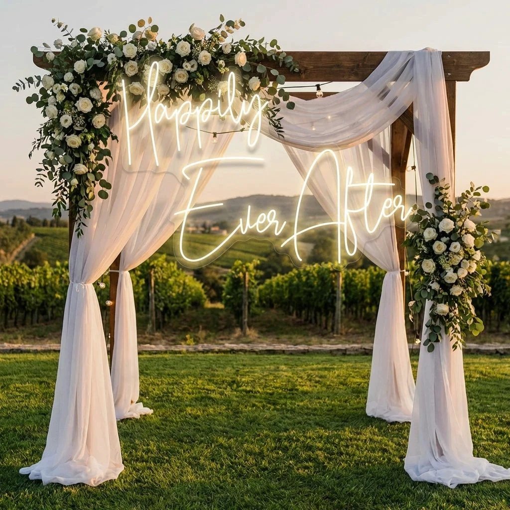 Happily Ever After Led Neon Sign Light