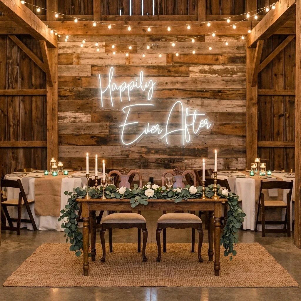 Happily Ever After Led Neon Sign Light
