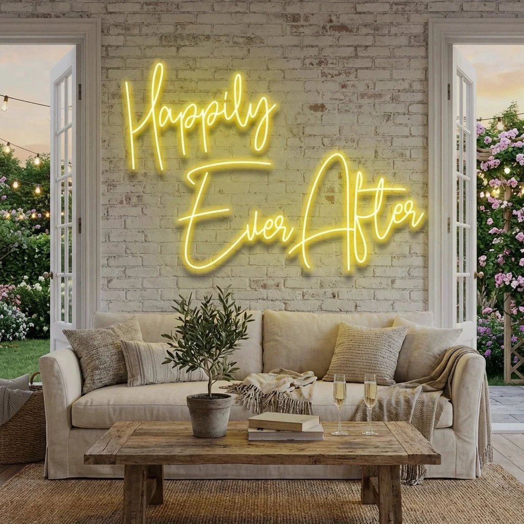 Happily Ever After Led Neon Sign Light