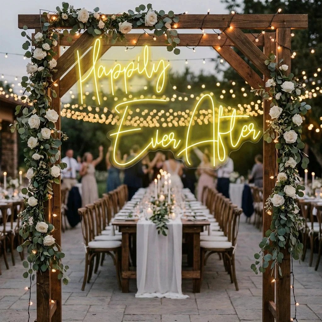 Happily Ever After Led Neon Sign Light