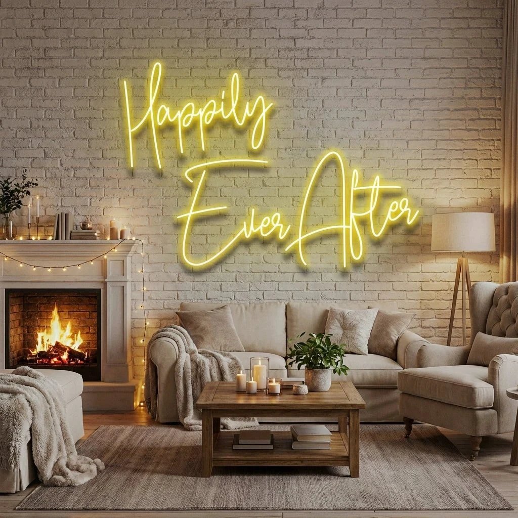 Happily Ever After Led Neon Sign Light