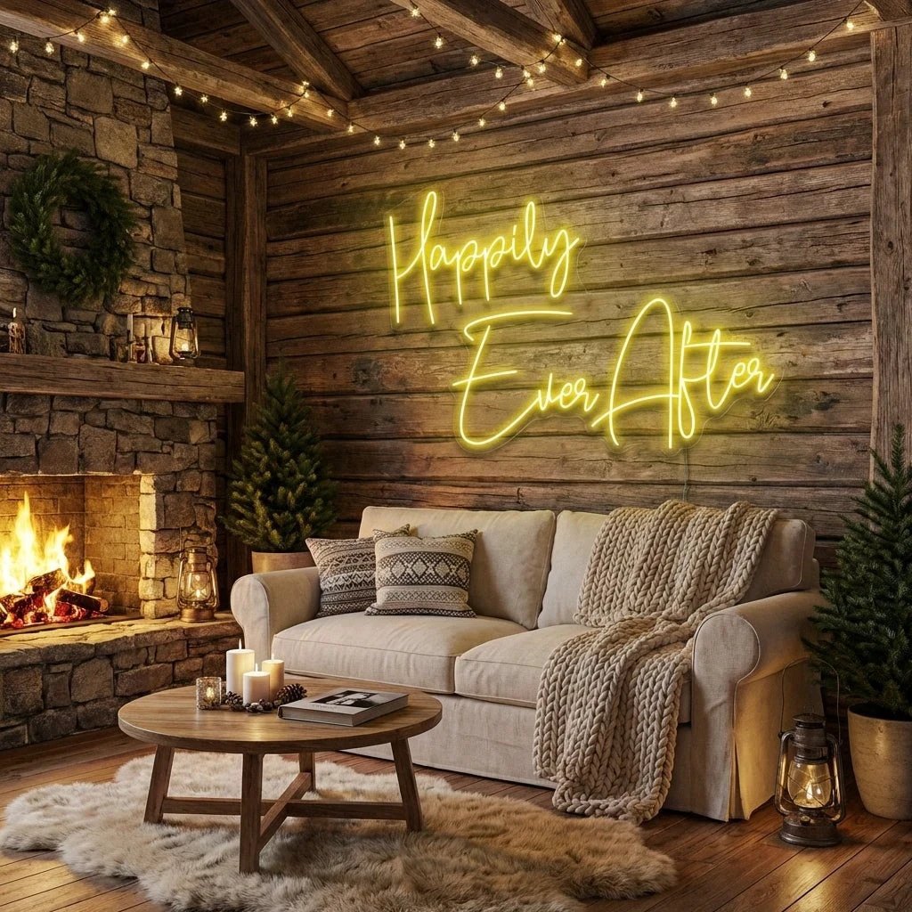 Happily Ever After Led Neon Sign Light