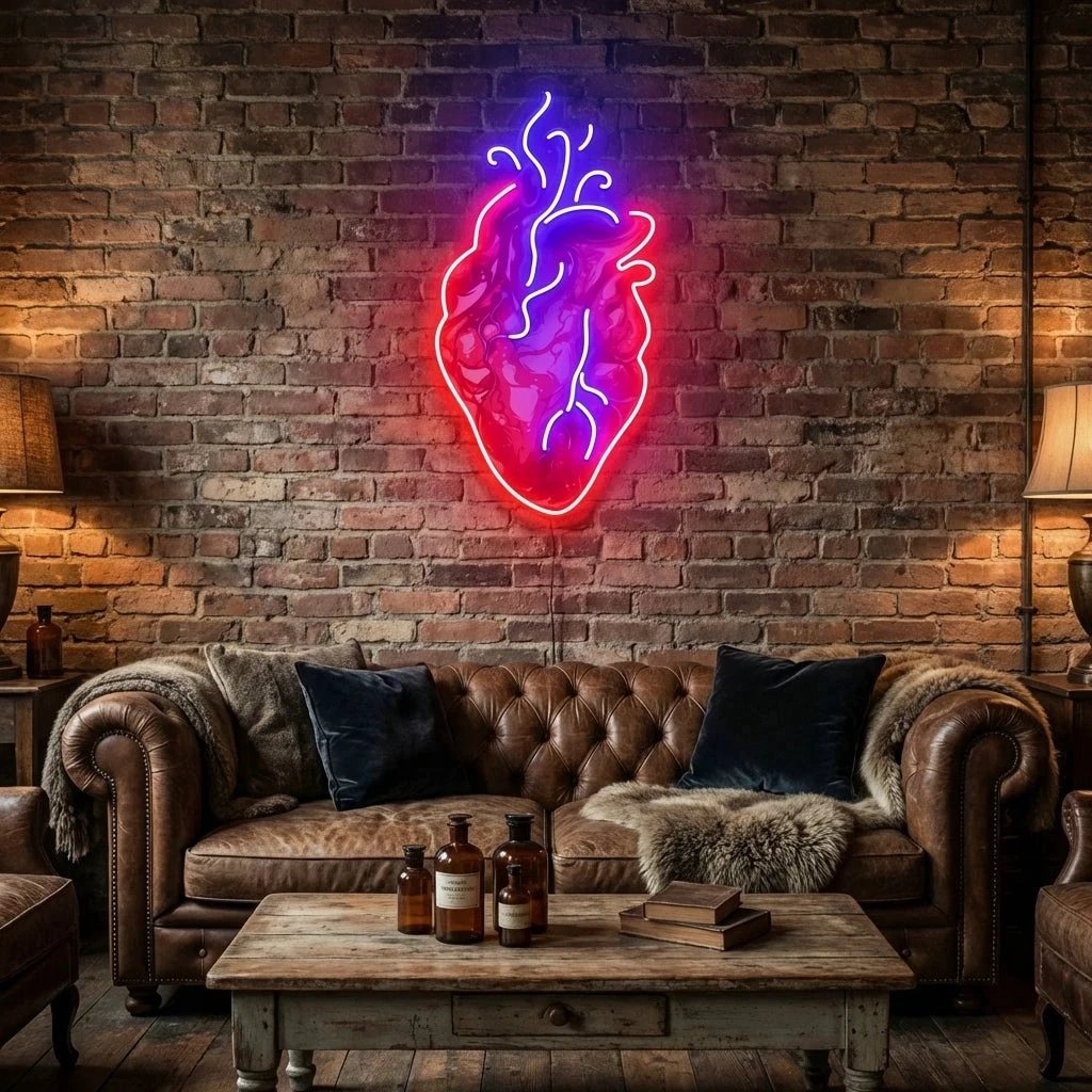 My Heart Artwork Led Neon Sign Light